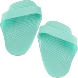 MERISHOPP 2X Dumbbell Rubber Gloves Cover Palm Protector for Fitness Exercise Home Gym Light Blue-image-77