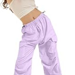Parachute Pants Women Hippie with Adjustable Slider Streetwear Oversize Pockets Cargo Trousers Wide Pantalone Women Pants-image-50