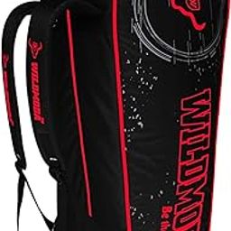 Passion Premium 2-Compartment Badminton & Tennis Unisex racquet Bag with Protective Padding – Lightweight & Durable Unisex Design for Players of All Levels: Men, Women, Youth & Adults (Black & Red)-picture-19