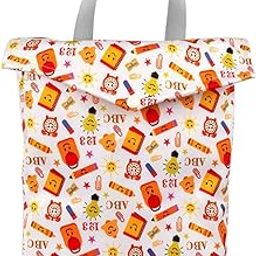 BNF®Baby Cloth Diaper Pouch Gym Bag Diaper Organizer Bag for Yoga Travel Outdoor Smile 25x30cm|Baby | Diapering | Diaper Bags|1 Wet-image-54