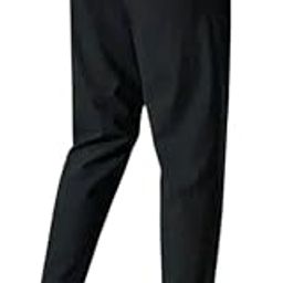 Ruby Athletic Jogger Pants, Black, Drawstring Waist with Pockets-image-9