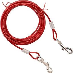 Addiction Badminton Net Wire Cable, 3mm Thickness, Red, Without Metal Hooks 8.5 mtr-96