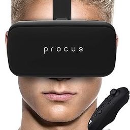 PROCUS ONE VR Headset 40MM Lenses -for iOS and Android I Watch Movies, TV Shows, and VR Games with Procus Stingray VR Controller, Support Screen Size 4.7"-6.8"(Without inbuilt Headphones)-7