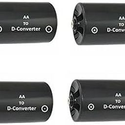 GENUINEBATTERY AA to D Size Converter CASE with AA Battery (Pair of 4)-image-9