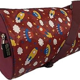 Kids Duffle Cum Gym/Sports Bag (Red Space) – Multi-Functional, Durable, and Stylish Backpack for Boys and Girls, Perfect for Sports, Gym, Travel, and School-image-93
