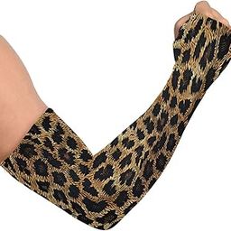 Cooling Arm Sleeves for Men Women UV Sun Protection Arm Covers Cheetah Animal Leopard Compression Sleeves Sports Football Golf Cycling-image-80