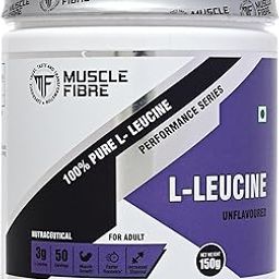 Muscle Fibre Performance Series 100% Pure L-Leucine Powder - Leucine Supplements, Leucine Amino Acid - BCAA Supplements - Muscle Recovery, Athletic Performance, Protein Synthesis, Lean Muscles and Support - Unflavored, 3000mg per Serving, 150g-image-57