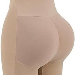 Women's Butt Lifter Shapewear - Padded Underwear for Women Push Up Hip Pads Enhancer Shapewear Shorts Seamless Tummy Control Panties Shaper Fake Pad (Pack of 1) Beige-image-29
