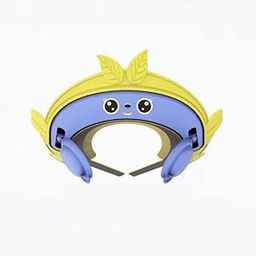 XEREBIAN Baby Shower Cap Silicone Bathing Hat, Adjustable Shower Cap Kids, Infants Soft Protection Hat Safety Visor Cap Hat for Toddler Children-37