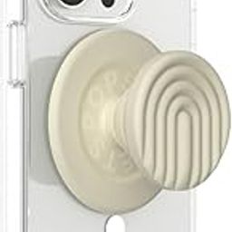 PopSockets Round Phone Grip Compatible with MagSafe, Adapter Ring Included, Phone Holder, Wireless Charging Compatible - Mist-image-88