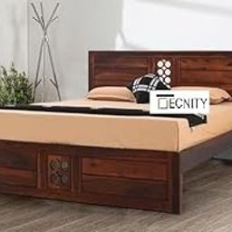DECNITY Aluna King Size Sheesham Wood Bed for Bedroom | Sheesham Wood Bed | Solid Wood Bed | Bed Without Storage | King Size Bed | Double Bed | Bed for Living Room | Bedroom Furniture | Wooden Bed-image-69