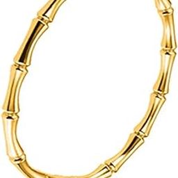 Fashion Jewellery Gold Plated Stainless Steel Delicate Bamboo Style Western Kada For Girls and Women BR1000063GLD-image-6
