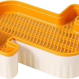 Seed Sprouter Trays Hydroponic Cats Grass Box for Home Microgreens Household Orange-picture-14