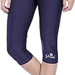 Originals Swimming Costume Lycra Capri Leggin Tights for Women Wear (L to 7XL)-image-19