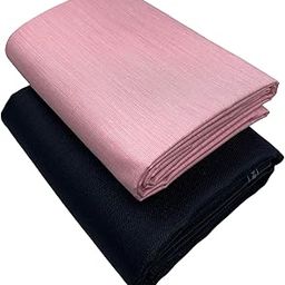 Premium Shirt and Trouser Fabric - Cotton Blend Material - 2.25m Shirt Cloth - 1.20m Pant Piece (Peach Shirt, Navy Blue Trouser)-image-74