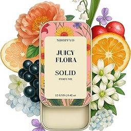 Alcohol Free Solid Perfume | Juicy Flora for Men & Women | Non-Greasy Cologne | Strong & Lasting Fragrance | Gifting Pack for Him & Her (Juicy Flora)-image-60