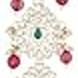 i jewels Gold Plated Traditional Handcrafted White Kundan & Pearl Paranda/Hair Braid Pin Choti For Bridal Perfect for Wedding (T2174WiG)-picture-20