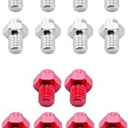 The Style Sutra 20pcs Bike Pedal Screws Mountain Bike Pedal Fixed Studs Anti-Slip Silver Red|Sporting Goods | Cycling | Bicycle Components & Parts | Bolts & Fasteners-picture-10