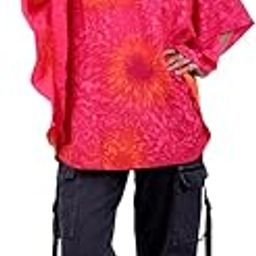 Women's Printed Tunic Kaftan, Short Caftan Top| Free Size-image-84