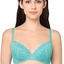 wacoal Women’s Plush Desire|Padded|Wired |3/4th Cup|Bridal Wear|Medium Coverage|Lace Push Up Bra-picture-5