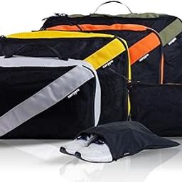 The Pro Packing Cubes Travel Organizer for Men and Women Water Resistant(Set of 6) (Multicolor)-image-80