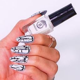Beromt BLIZZARD WARNING Crackle Nail Polish, Smooth cracked texture, Lustrous 10ml- BNP 9008-image-12