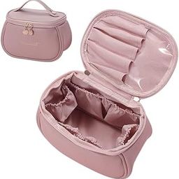 Storage Bag Large Capacity Make-Up Bags Portable Multi-Function PU Leather Simple Fashion for Weekend Vacation-32