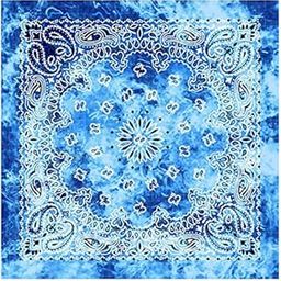 Tie Dye Novelty Gradient Classic Paisley Bandana Handkerchief, Facemask, Scarf, Headcover - Unisex-image-67