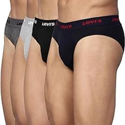 Cotton Style# 009 Neo Briefs for Men with Contoured Double Pouch, Tag Free Comfort & Smartskin Technology (Assorted- Pack of 4) Color & Print May Vary-image-67