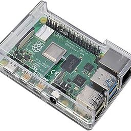 SB ABS Transparent Raspberry Pi 4 Case for Raspberry Pi 4, 4B, 4 Model B, Protective Raspberry Pi 4 Case for Raspberry Pi 4 1GB, 2GB & 4GB (Clear)-16
