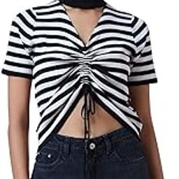 Women's Striped Regular Fit Top-image-7