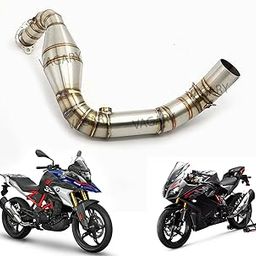 Vagary Stainless Steel Exhaust Muffler Bend Pipe for GS-310, GR310 & Apache RR310 (Full Exhaust System)-32