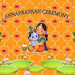 DC Annaprashan Ceremony Backdrop (5FT-7FT) Backdrop Cloth for Baby's First Solid Food Ritual, Traditional Background Curtain Cloth for Festival. Washable Fabric-image-94