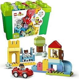 LEGO DUPLO Classic Deluxe Brick Box 10914 Starter Set with Storage Box, Great Educational Toy for Toddlers 18 Months and up-34