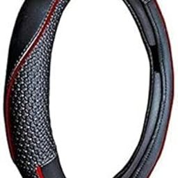 Universal Hub Car Steering Wheel Cover (Black Crock) for I10 Grand-22