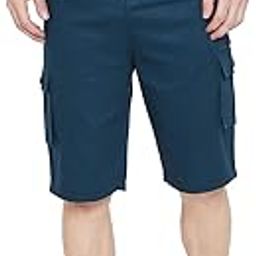 Teal Blue Color Cotton Men's Shorts (HYPM002803)-picture-39