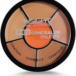INSIGHT Cosmetics Pro Concealer Palette Waterproof Concealer With Full Coverage |Easily Blendable Concealer| 3 In 1 Palette- Conceal Corect & Contour | Crease Resistance |Long Lasting |Oil Control-12
