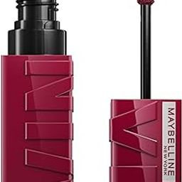 Maybelline New York Super Stay Vinyl Ink Longwear No-Budge Liquid Lipcolor Makeup, Highly Pigmented Color And Instant Shine, Unrivaled, Berry Burgundy High-Glossy Lipstick, 0.14 Fl Oz, 1 Count-image-12