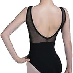 Dance Favourite Black Hollow Out Leotards for Women and Girls Gymnastics 01D0152 (L)-image-92