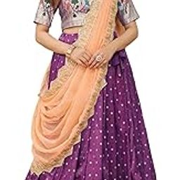 Women's Jacquard Banarasai Lehenga Choli Set | South Indian | Wedding | Lehenga For Women (Niyati)-picture-28