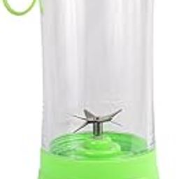 INLUXE Portable Electric Juice Maker | USB Rechargeable 6-Blade Juicer Bottle Shaker | 150W Blender for Fruits, Vegetables, Protein Powder | BPA-Free | 400ml (Green)-image-47