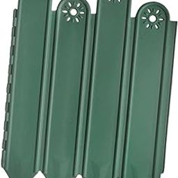 ATORSE 10Pcs Garden Border Edging with Stakes Flower Bed Fencing for Tree Yard Lawn Green Edging & Borders-image-53