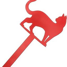 BCOATH Cat-Shaped Mailbox Flag Stake Decoration for Garden and Creative Iron Design Cat and Butterfly Theme for Mailbox Adornments and Outdoor Decor-image-98