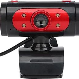 USB2.0 Computer PC Webcam Camera with Microphone Mic Red | Webcams | Laptop & Desktop Accessories-11
