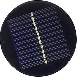Electronic Spices 80mm Diameter 6v 80mah Circle Shape Polycrystalline Mini Epoxy Solar Panel Pack of 1pcs-7