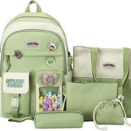 5Pc Stylish Multifunctional Changing Diaper Bag with Large Capacity, Waterproof Design, Stroller Strap | Flower_Design-picture-11