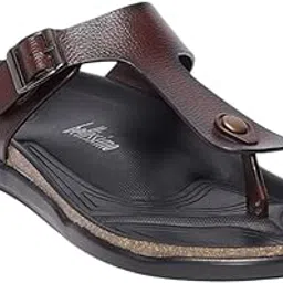 bellissimo Black Angelo Comfort Slippers For Men-picture-5