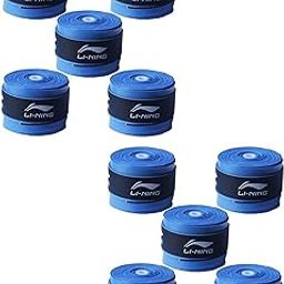 Li-Ning Badminton Racquet Over Grip, (Pack of 10),Light Blue-picture-13