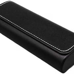 THE STYLE SUTRA 4xEyeglasses Box Storage Bin Portable Glasses Holder Compact Sunglasses Holder Black-image-82