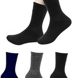 Warm Woolen Thigh High Leg Warmer Winter Long Boot Cuffs Socks for Women Men Unisex Kids Merino Wool Regular Length For Pack Of 3-picture-7